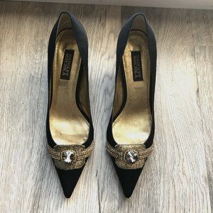 Badgley Mischka Bejeweled Pumps